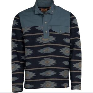 Red Head Ranch Kildeer Turquoise Blue Fleece Pullover Men’s Size Medium Gorpcore